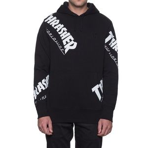 Huf x Thrasher Hoodie (Xs) (tour de stoops)
